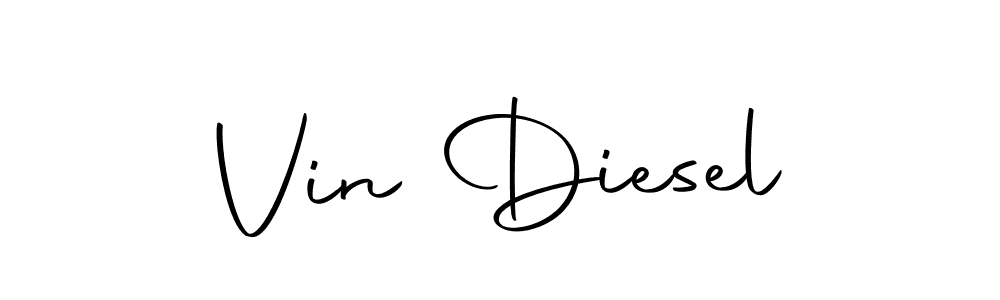 Make a beautiful signature design for name Vin Diesel. With this signature (Autography-DOLnW) style, you can create a handwritten signature for free. Vin Diesel signature style 10 images and pictures png