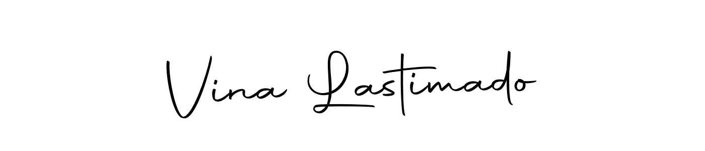 You can use this online signature creator to create a handwritten signature for the name Vina Lastimado. This is the best online autograph maker. Vina Lastimado signature style 10 images and pictures png