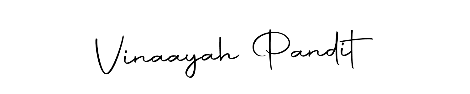 How to make Vinaayah Pandit name signature. Use Autography-DOLnW style for creating short signs online. This is the latest handwritten sign. Vinaayah Pandit signature style 10 images and pictures png