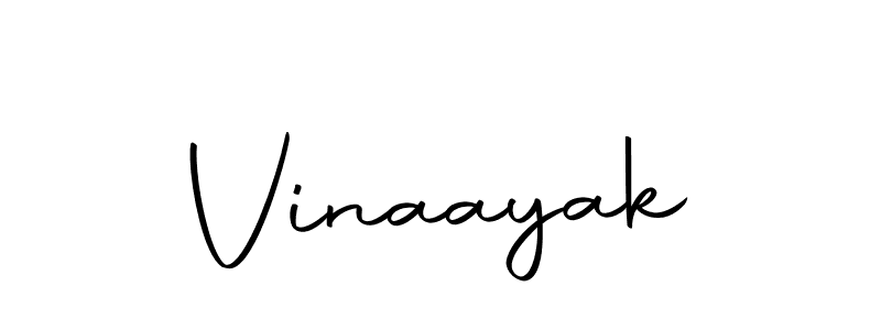 Create a beautiful signature design for name Vinaayak. With this signature (Autography-DOLnW) fonts, you can make a handwritten signature for free. Vinaayak signature style 10 images and pictures png