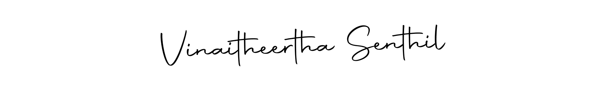 Make a beautiful signature design for name Vinaitheertha Senthil. Use this online signature maker to create a handwritten signature for free. Vinaitheertha Senthil signature style 10 images and pictures png