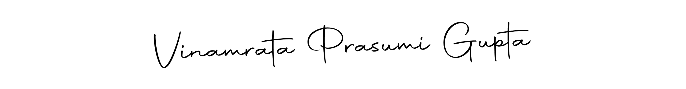 You can use this online signature creator to create a handwritten signature for the name Vinamrata Prasumi Gupta. This is the best online autograph maker. Vinamrata Prasumi Gupta signature style 10 images and pictures png