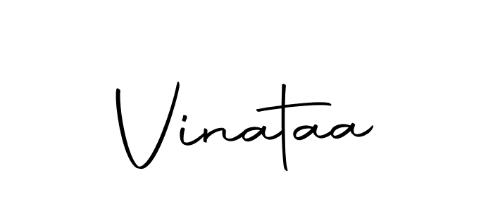 Use a signature maker to create a handwritten signature online. With this signature software, you can design (Autography-DOLnW) your own signature for name Vinataa. Vinataa signature style 10 images and pictures png
