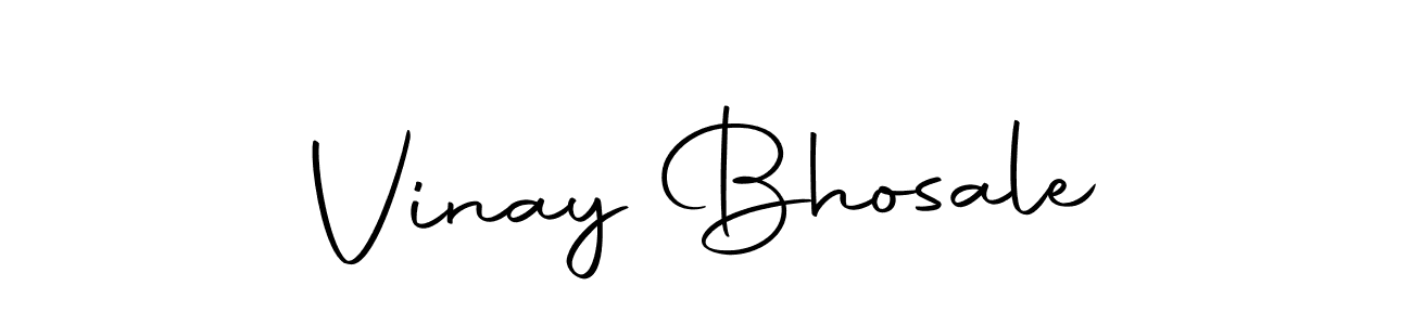 It looks lik you need a new signature style for name Vinay Bhosale. Design unique handwritten (Autography-DOLnW) signature with our free signature maker in just a few clicks. Vinay Bhosale signature style 10 images and pictures png