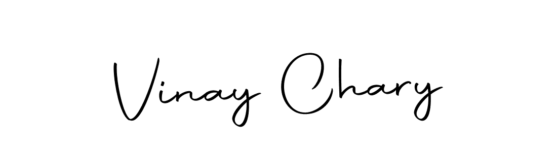 Use a signature maker to create a handwritten signature online. With this signature software, you can design (Autography-DOLnW) your own signature for name Vinay Chary. Vinay Chary signature style 10 images and pictures png