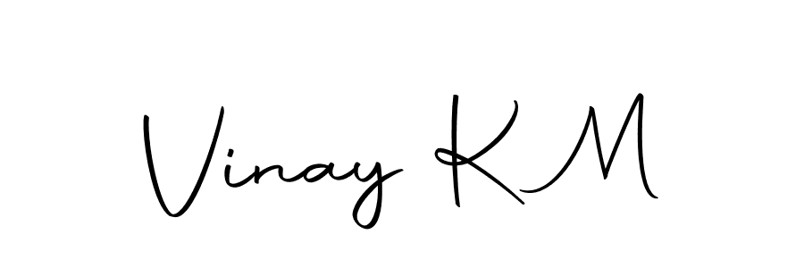 Make a beautiful signature design for name Vinay K M. Use this online signature maker to create a handwritten signature for free. Vinay K M signature style 10 images and pictures png