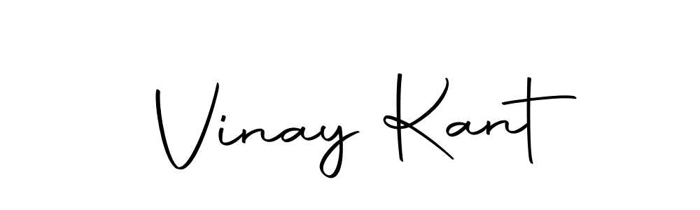 How to make Vinay Kant name signature. Use Autography-DOLnW style for creating short signs online. This is the latest handwritten sign. Vinay Kant signature style 10 images and pictures png