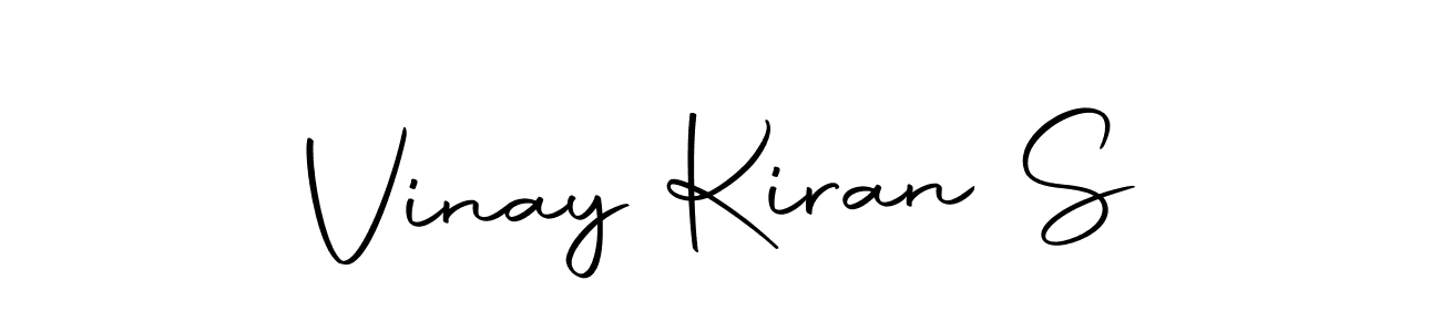 Also we have Vinay Kiran S name is the best signature style. Create professional handwritten signature collection using Autography-DOLnW autograph style. Vinay Kiran S signature style 10 images and pictures png