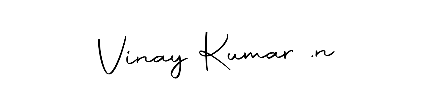 Make a beautiful signature design for name Vinay Kumar .n. Use this online signature maker to create a handwritten signature for free. Vinay Kumar .n signature style 10 images and pictures png