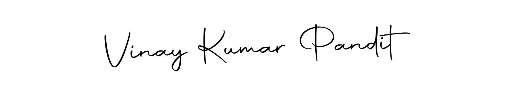 Also we have Vinay Kumar Pandit name is the best signature style. Create professional handwritten signature collection using Autography-DOLnW autograph style. Vinay Kumar Pandit signature style 10 images and pictures png