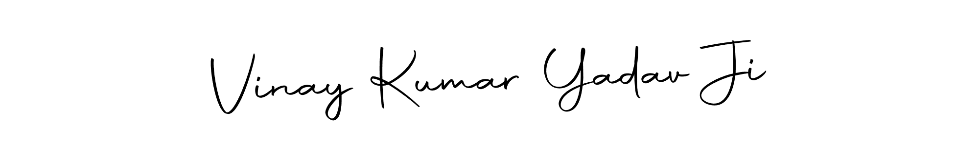 You should practise on your own different ways (Autography-DOLnW) to write your name (Vinay Kumar Yadav Ji) in signature. don't let someone else do it for you. Vinay Kumar Yadav Ji signature style 10 images and pictures png