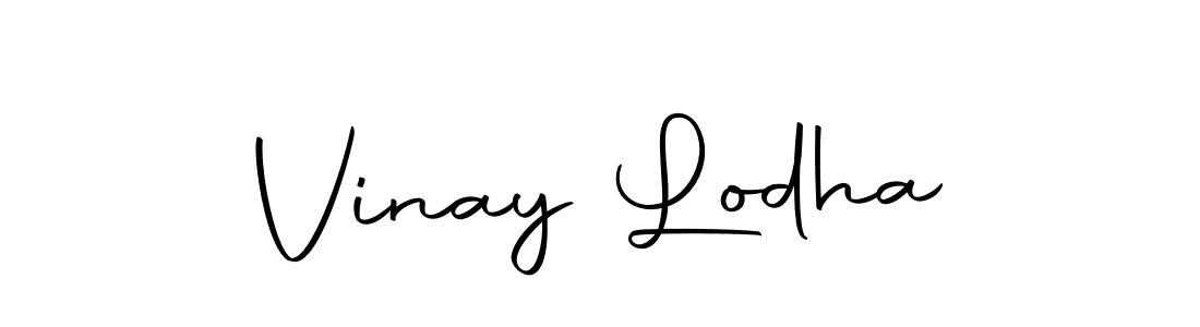 Make a beautiful signature design for name Vinay Lodha. With this signature (Autography-DOLnW) style, you can create a handwritten signature for free. Vinay Lodha signature style 10 images and pictures png