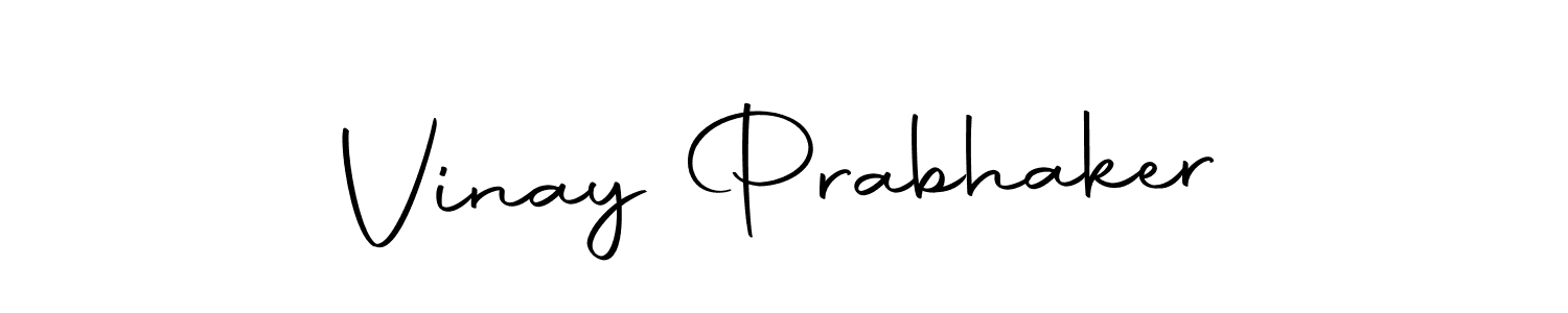 Similarly Autography-DOLnW is the best handwritten signature design. Signature creator online .You can use it as an online autograph creator for name Vinay Prabhaker. Vinay Prabhaker signature style 10 images and pictures png