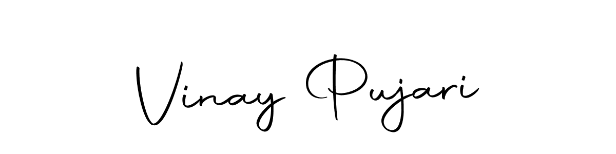 Create a beautiful signature design for name Vinay Pujari. With this signature (Autography-DOLnW) fonts, you can make a handwritten signature for free. Vinay Pujari signature style 10 images and pictures png