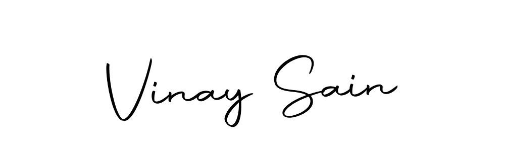 Autography-DOLnW is a professional signature style that is perfect for those who want to add a touch of class to their signature. It is also a great choice for those who want to make their signature more unique. Get Vinay Sain name to fancy signature for free. Vinay Sain signature style 10 images and pictures png