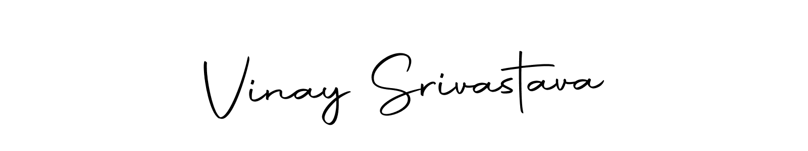 Autography-DOLnW is a professional signature style that is perfect for those who want to add a touch of class to their signature. It is also a great choice for those who want to make their signature more unique. Get Vinay Srivastava name to fancy signature for free. Vinay Srivastava signature style 10 images and pictures png