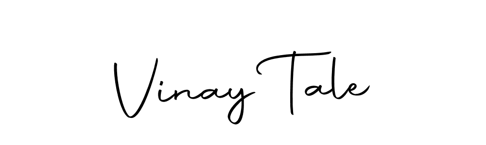 Create a beautiful signature design for name Vinay Tale. With this signature (Autography-DOLnW) fonts, you can make a handwritten signature for free. Vinay Tale signature style 10 images and pictures png