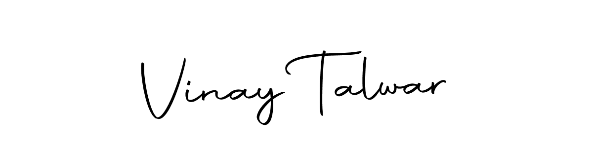Design your own signature with our free online signature maker. With this signature software, you can create a handwritten (Autography-DOLnW) signature for name Vinay Talwar. Vinay Talwar signature style 10 images and pictures png