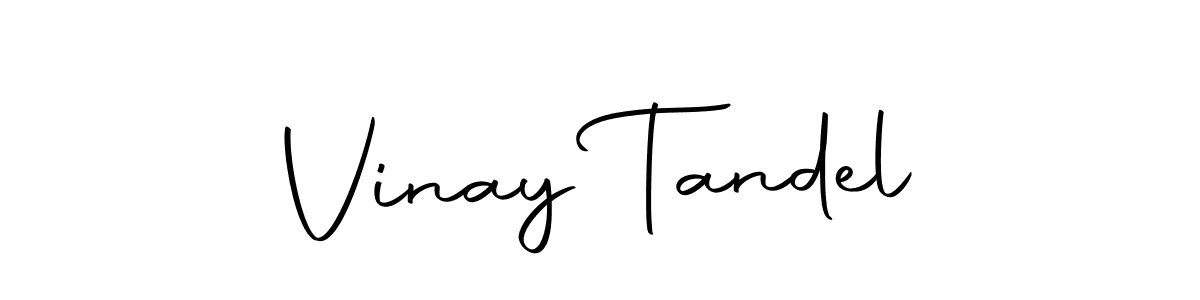 Make a beautiful signature design for name Vinay Tandel. With this signature (Autography-DOLnW) style, you can create a handwritten signature for free. Vinay Tandel signature style 10 images and pictures png