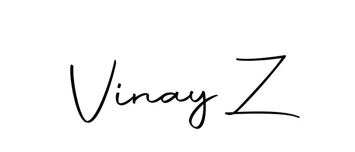 Vinay Z stylish signature style. Best Handwritten Sign (Autography-DOLnW) for my name. Handwritten Signature Collection Ideas for my name Vinay Z. Vinay Z signature style 10 images and pictures png