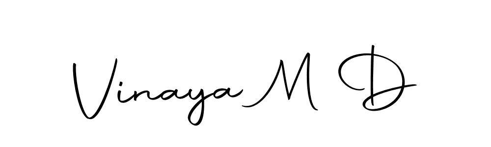 Here are the top 10 professional signature styles for the name Vinaya M D. These are the best autograph styles you can use for your name. Vinaya M D signature style 10 images and pictures png