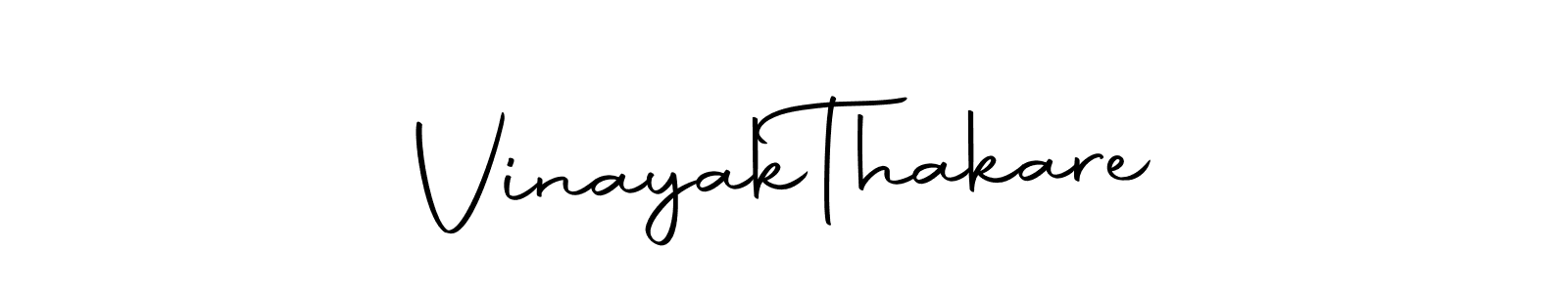 How to make Vinayak  Thakare name signature. Use Autography-DOLnW style for creating short signs online. This is the latest handwritten sign. Vinayak  Thakare signature style 10 images and pictures png
