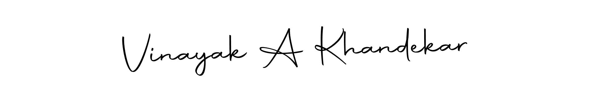 Vinayak A Khandekar stylish signature style. Best Handwritten Sign (Autography-DOLnW) for my name. Handwritten Signature Collection Ideas for my name Vinayak A Khandekar. Vinayak A Khandekar signature style 10 images and pictures png