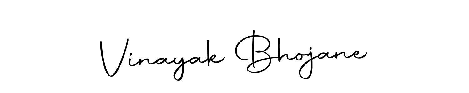 How to make Vinayak Bhojane name signature. Use Autography-DOLnW style for creating short signs online. This is the latest handwritten sign. Vinayak Bhojane signature style 10 images and pictures png