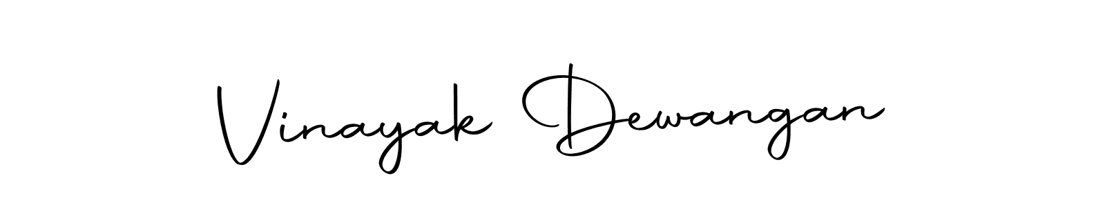 Create a beautiful signature design for name Vinayak Dewangan. With this signature (Autography-DOLnW) fonts, you can make a handwritten signature for free. Vinayak Dewangan signature style 10 images and pictures png