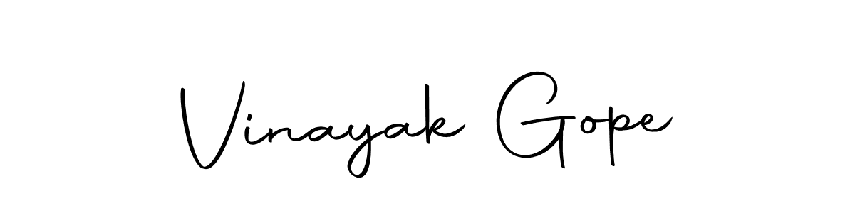 Vinayak Gope stylish signature style. Best Handwritten Sign (Autography-DOLnW) for my name. Handwritten Signature Collection Ideas for my name Vinayak Gope. Vinayak Gope signature style 10 images and pictures png