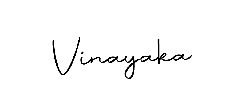 Create a beautiful signature design for name Vinayaka. With this signature (Autography-DOLnW) fonts, you can make a handwritten signature for free. Vinayaka signature style 10 images and pictures png