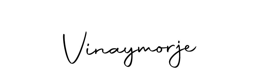 Use a signature maker to create a handwritten signature online. With this signature software, you can design (Autography-DOLnW) your own signature for name Vinaymorje. Vinaymorje signature style 10 images and pictures png