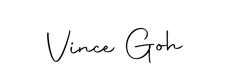 Use a signature maker to create a handwritten signature online. With this signature software, you can design (Autography-DOLnW) your own signature for name Vince Goh. Vince Goh signature style 10 images and pictures png