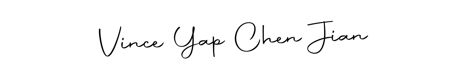 You should practise on your own different ways (Autography-DOLnW) to write your name (Vince Yap Chen Jian) in signature. don't let someone else do it for you. Vince Yap Chen Jian signature style 10 images and pictures png