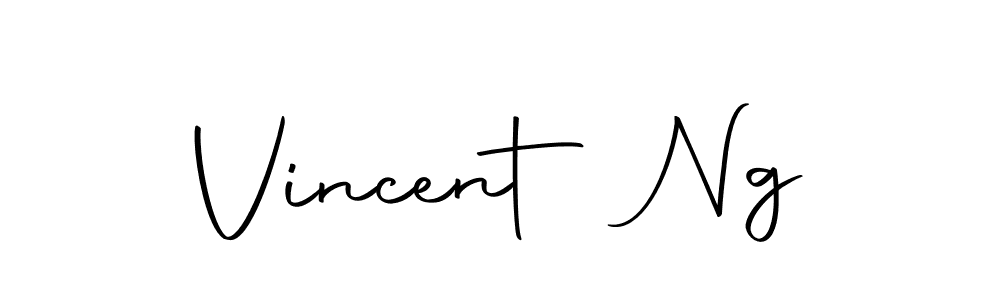 Make a beautiful signature design for name Vincent Ng. With this signature (Autography-DOLnW) style, you can create a handwritten signature for free. Vincent Ng signature style 10 images and pictures png