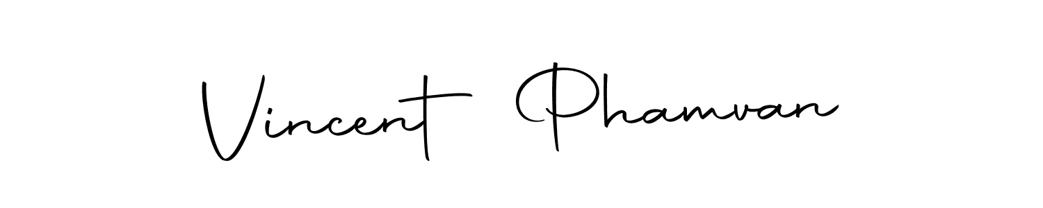 if you are searching for the best signature style for your name Vincent Phamvan. so please give up your signature search. here we have designed multiple signature styles  using Autography-DOLnW. Vincent Phamvan signature style 10 images and pictures png