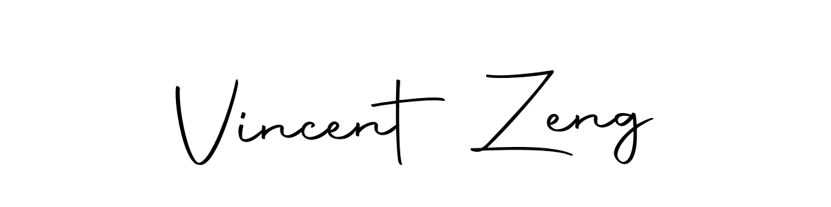 You should practise on your own different ways (Autography-DOLnW) to write your name (Vincent Zeng) in signature. don't let someone else do it for you. Vincent Zeng signature style 10 images and pictures png