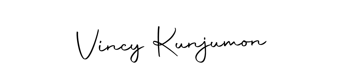 Best and Professional Signature Style for Vincy Kunjumon. Autography-DOLnW Best Signature Style Collection. Vincy Kunjumon signature style 10 images and pictures png