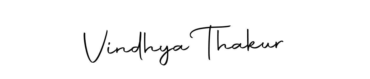Design your own signature with our free online signature maker. With this signature software, you can create a handwritten (Autography-DOLnW) signature for name Vindhya Thakur. Vindhya Thakur signature style 10 images and pictures png