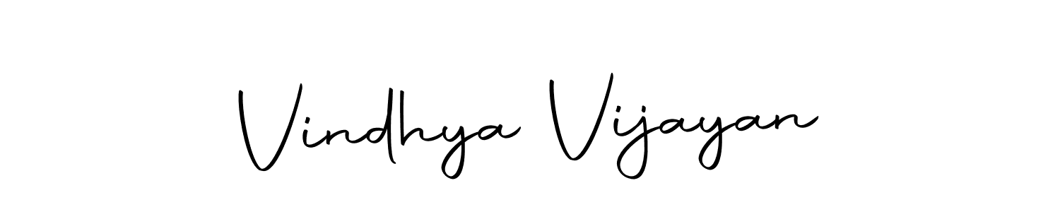 The best way (Autography-DOLnW) to make a short signature is to pick only two or three words in your name. The name Vindhya Vijayan include a total of six letters. For converting this name. Vindhya Vijayan signature style 10 images and pictures png