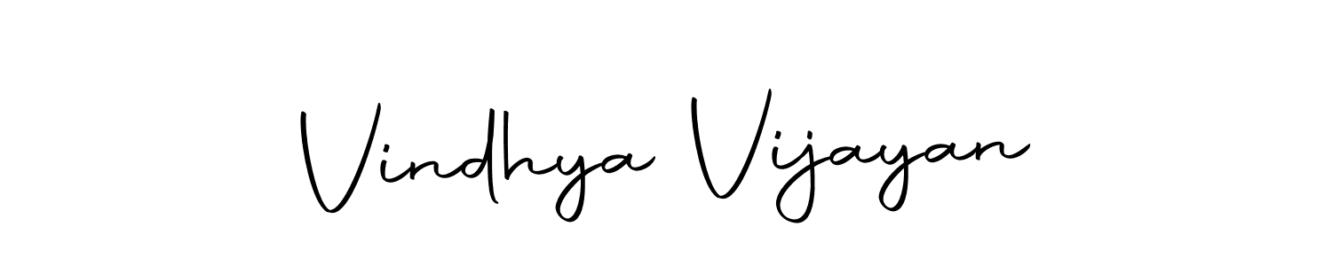 The best way (Autography-DOLnW) to make a short signature is to pick only two or three words in your name. The name Vindhya Vijayan include a total of six letters. For converting this name. Vindhya Vijayan signature style 10 images and pictures png