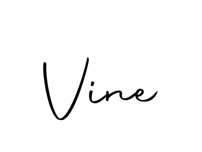 Make a beautiful signature design for name Vine. With this signature (Autography-DOLnW) style, you can create a handwritten signature for free. Vine signature style 10 images and pictures png