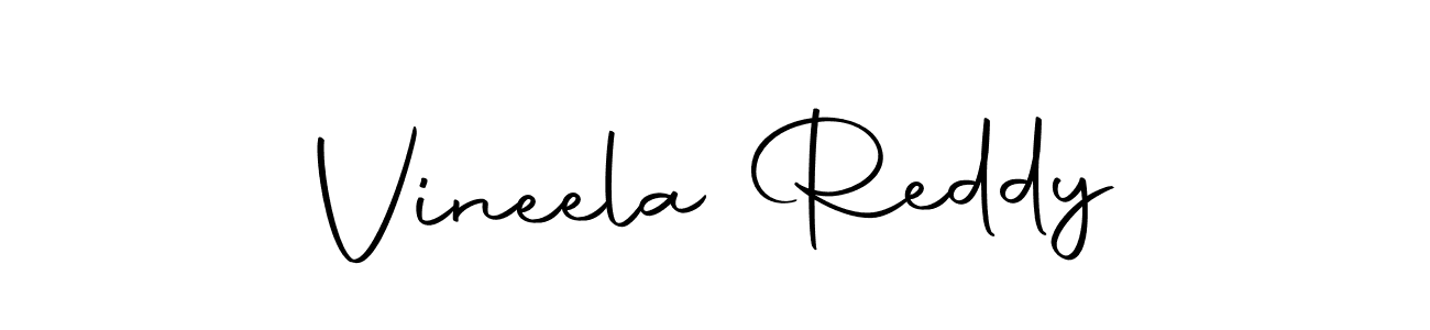 Design your own signature with our free online signature maker. With this signature software, you can create a handwritten (Autography-DOLnW) signature for name Vineela Reddy. Vineela Reddy signature style 10 images and pictures png