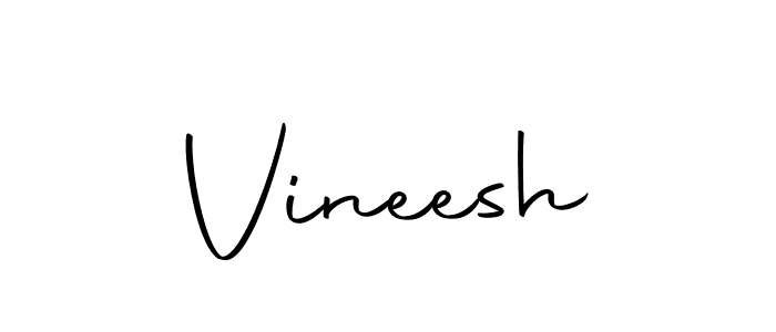 How to make Vineesh signature? Autography-DOLnW is a professional autograph style. Create handwritten signature for Vineesh name. Vineesh signature style 10 images and pictures png