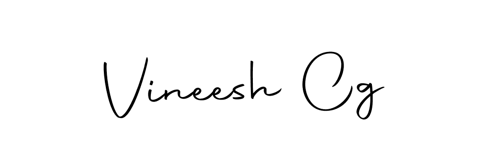 Create a beautiful signature design for name Vineesh Cg. With this signature (Autography-DOLnW) fonts, you can make a handwritten signature for free. Vineesh Cg signature style 10 images and pictures png