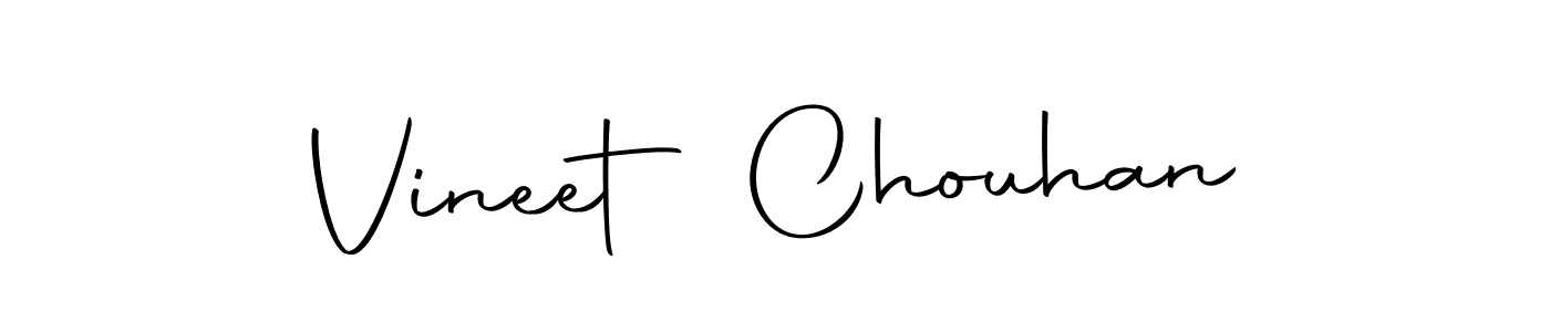 Make a beautiful signature design for name Vineet Chouhan. With this signature (Autography-DOLnW) style, you can create a handwritten signature for free. Vineet Chouhan signature style 10 images and pictures png