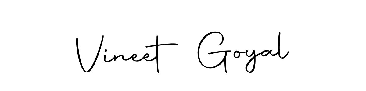 Make a beautiful signature design for name Vineet Goyal. Use this online signature maker to create a handwritten signature for free. Vineet Goyal signature style 10 images and pictures png