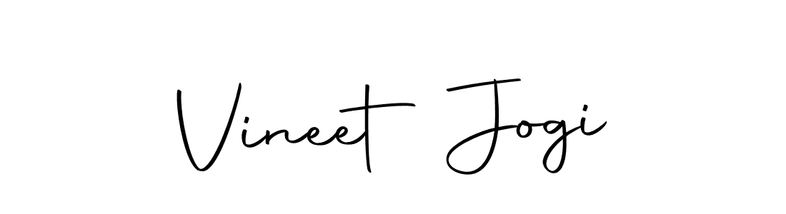 Create a beautiful signature design for name Vineet Jogi. With this signature (Autography-DOLnW) fonts, you can make a handwritten signature for free. Vineet Jogi signature style 10 images and pictures png