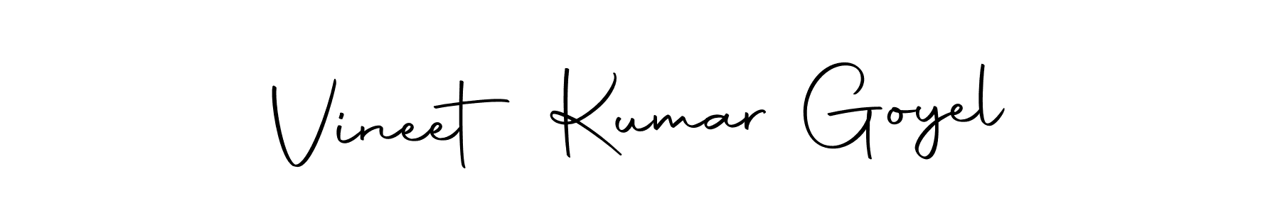 Design your own signature with our free online signature maker. With this signature software, you can create a handwritten (Autography-DOLnW) signature for name Vineet Kumar Goyel. Vineet Kumar Goyel signature style 10 images and pictures png