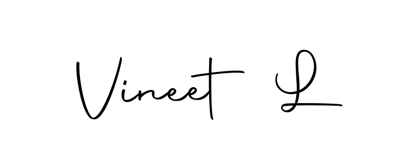It looks lik you need a new signature style for name Vineet L. Design unique handwritten (Autography-DOLnW) signature with our free signature maker in just a few clicks. Vineet L signature style 10 images and pictures png